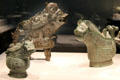 Chinese bronze animal ewers at Smithsonian Freer Gallery of Art. Washington, DC.