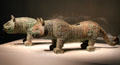 Chinese bronze fittings in form of tigers at Smithsonian Freer Gallery of Art. Washington, DC.