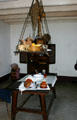 Dining area in Colonial Spanish Quarter Museum. St Augustine, FL.
