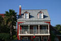 Red house at 46 Menendez Avenue. St Augustine, FL.