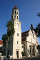 St Augustine Cathedral Basilica & campanile. St Augustine, FL.