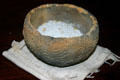 Indian pottery bowl with salt in The Oldest House. St Augustine, FL.