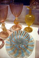 Venetian glass at Lightner Museum. St Augustine, FL.