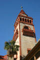 Tower of Ponce de Leon Hotel. St Augustine, FL.