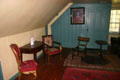 Upstairs sitting room in Murat House at Old St. Augustine Village. St Augustine, FL.