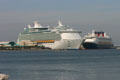 Cruise ships at Port Canaveral. FL.