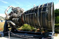 Space Shuttle rocket engine at Kennedy Space Center. FL.