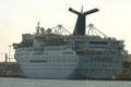 Fascination cruise ship in port. Miami, FL.
