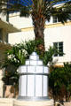 Art Deco lamp outside Tides Hotel. Miami Beach, FL.