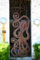 Detail of octopus screen door at 248 Euclid Av. Miami Beach, FL.