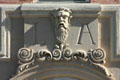 Details over portal of London Arms. Miami Beach, FL.