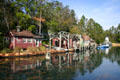 Replica of New England village at Universal Studios. Orlando, FL.