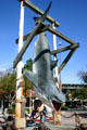 Jaws the shark captured at Universal Studios. Orlando, FL.