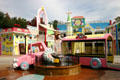 Water play area of Woody Woodpecker's Kid Zone™© at Universal Studios. Orlando, FL.