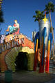 Flash Gordon rocket in Toon Lagoon® at Universal's Islands of Adventure. Orlando, FL.