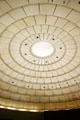 Domed ceiling of Senate chamber of the new State Capitol. Tallahassee, FL.
