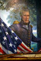 Detail of Andrew Jackson from New Capitol mural by Christopher Still in House of new State Capitol. Tallahassee, FL.