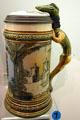 Souvenir St. Augustine beer stein with alligator handle in Museum of Florida History. Tallahassee, FL.