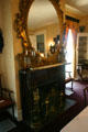 Fireplace in dining room of Knott House Museum. Tallahassee, FL.