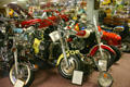 Part of motorcycle collection at Tallahassee Antique Car Museum. Tallahassee, FL.
