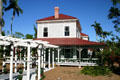 Seminole Lodge , winter home of Thomas Alva Edison, shipped precut from Maine. Fort Myers, FL.