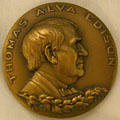 Thomas Alva Edison commemorative portrait medal. Fort Myers, FL.