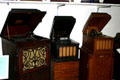 Amerola Phonographs at Edison Estate Museum. Fort Myers, FL.