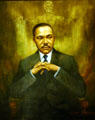 Portrait of Martin Luther King, Jr. in Georgia State House. Atlanta, GA.