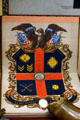 Civil War veteran's organization coat of arms at Atlanta Historical Museum. Atlanta, GA