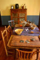 Work table in kitchen of Woodrow Wilson Boyhood Home. Augusta, GA.