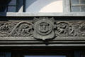 Savannah Cotton Exchange seal over door where this important commodity was traded. Savannah, GA.