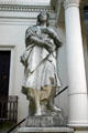 Statue of Raphael before Telfair Academy of Arts & Sciences Museum. Savannah, GA.