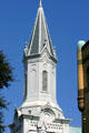 Lutheran Church of the Ascension spire. Savannah, GA.