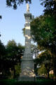 Monument to Revolutionary War hero General Casimir Pulaski by Robert Eberhard Launitz. Savannah, GA.