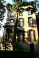 Hugh M. Comer House where former Confederate President Jefferson Davis stayed in 1886. Savannah, GA.