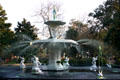 Forsyth Fountain in Forsyth Park. Savannah, GA.