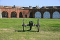 Cannons at Fort Pulaski Monument. GA.