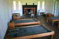 19th C soldiers beds at Fort Pulaski Monument. GA.