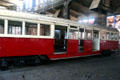 W-5 Trolley from Melbourne Australia at Roundhouse Railroad Museum. Savannah, GA.