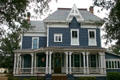 Blue Gothic house. Thomasville, GA.