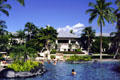 Swimming pool at Orchid at Mauna Lani Hotel. Big Island of Hawaii, HI.