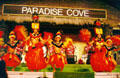 Dancers on stage at Luau in Paradise Cove. Oahu, HI.