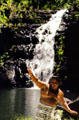 Hula performer at Waimea Valley Adventure Park. Oahu, HI.