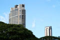 Keola Lai & One Waterfront Towers condos. Honolulu, HI.