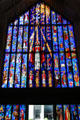 St Andrew's Cathedral's Great West Window stained glass mural by John Wallis. Honolulu, HI.