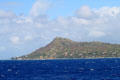 Eastern side of Diamond Head viewed from sea. Waikiki, HI.