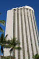 Facade of Hawaii Prince Hotel Towers. Waikiki, HI.