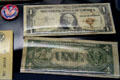 American dollar overprinted for use in Hawaii at U.S. Army Museum. Waikiki, HI.