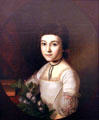 Portrait of Henrietta Maria Bordley by Charles Willson Peale at Honolulu Academy of Arts. Honolulu, HI.