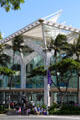 Tree like supports of Hawaii Convention Center. Honolulu, HI.